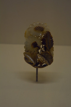 金元菊花饰件