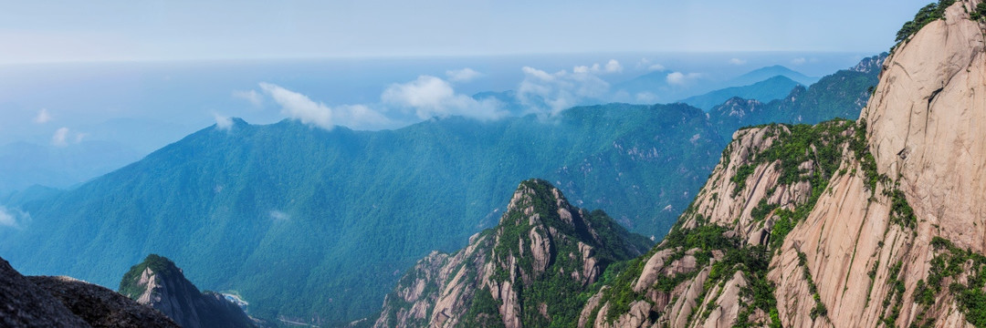 气势恢弘的黄山全景图