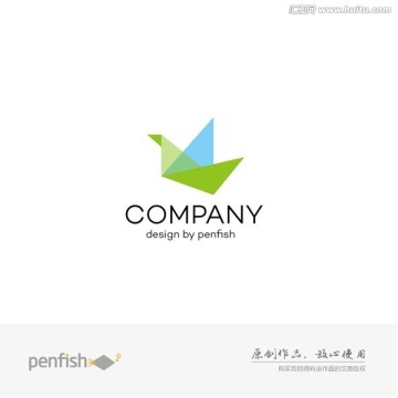 折纸飞鸟logo