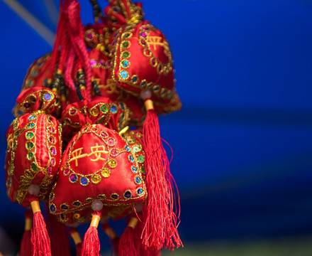 平安福袋 节日祝福 中国风格