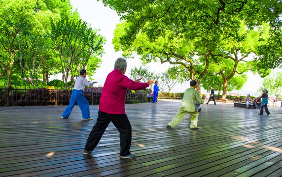 晨练太极拳