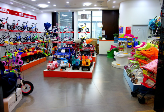 童车店 婴儿车 自行车