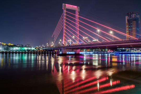 宁波大运河夜景