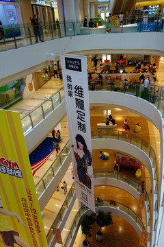 购物中心楼层装饰 商场