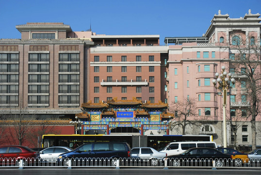 北京宾馆建筑 涉外接待酒店