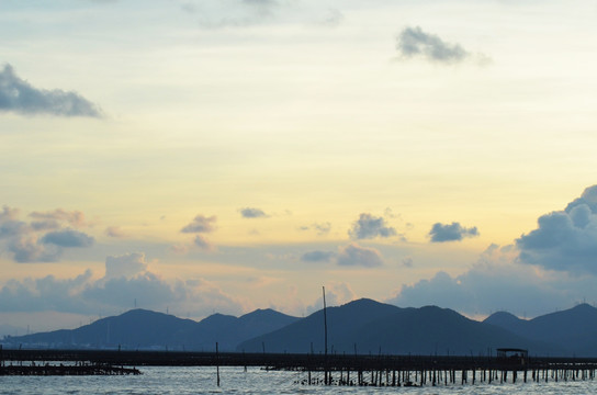 夕阳天空