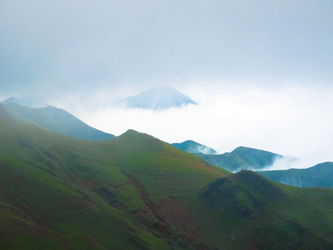 高山云雾