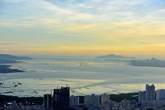 深圳湾 深港大桥