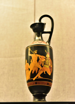 希腊彩绘希腊神话故事陶瓶