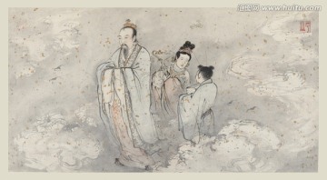 高清国画 人物国画（合层）