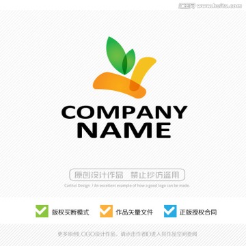 清新 清爽 LOGO设计