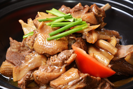 焖鸭肉