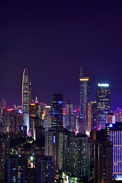 深圳夜景 深圳全景