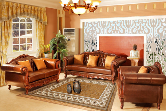 沙发 客厅 美式实木家具