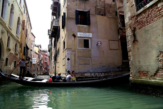 威尼斯水巷 水道 贡多拉