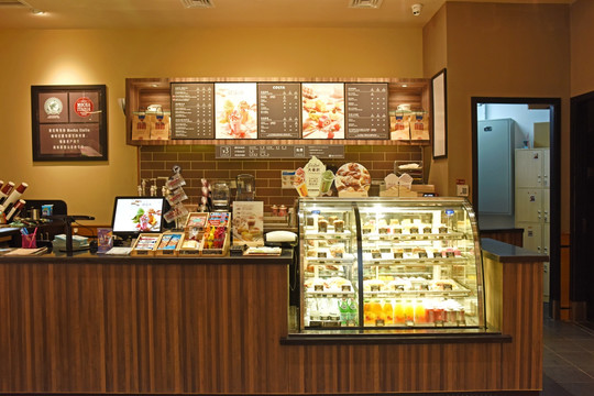 咖啡店 港式甜品店