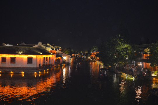 上海 古镇 夜景