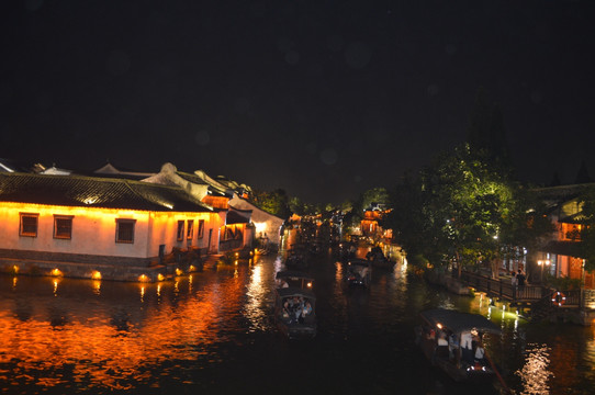 上海 古镇 夜景