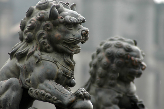 天津狮子雕塑
