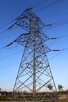 供电 高压线 电塔 能源 电力