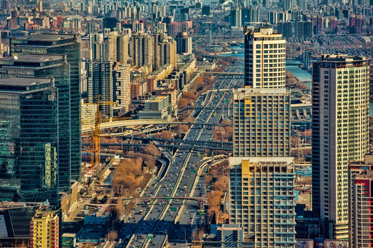 北京城市建筑全景