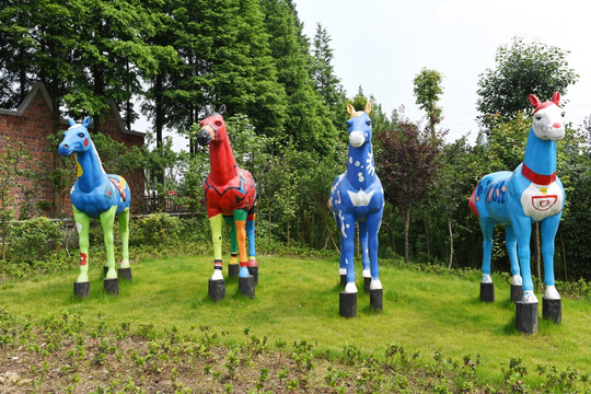马雕塑 马造型
