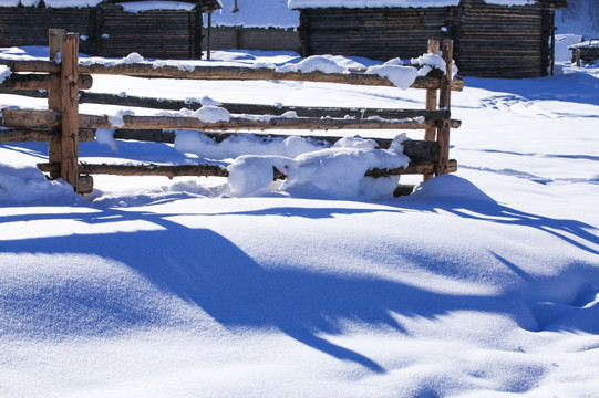 喀纳斯禾木雪景