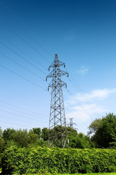 铁塔 供电 高压线 电塔 电力