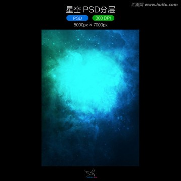 星空 PSD分层