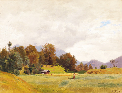 田园风景油画