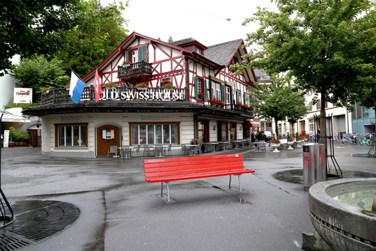 瑞士 琉森 街道 市容 环境
