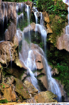 老挝 光西瀑布