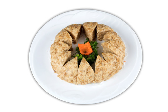 点心粤菜玫瑰小麦堆