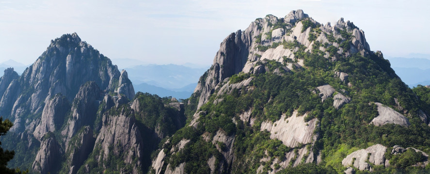 黄山 莲花峰 天都峰