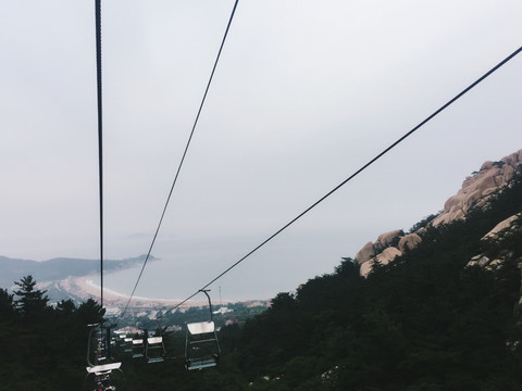 青岛崂山缆车