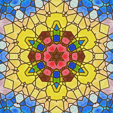 拼接花纹
