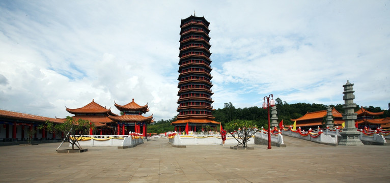 金山寺 古庙 建筑