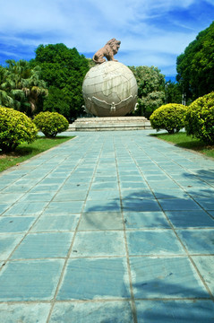 中山公园石板路