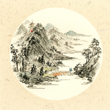 国画山水画