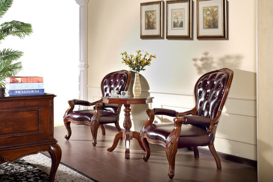 休闲几 休闲椅 美式实木家具