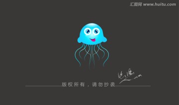 水母logo 母婴logo