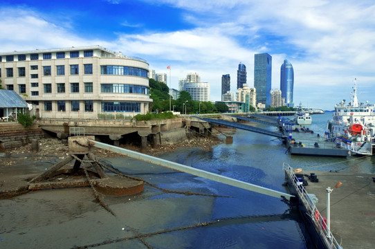 厦门海岸建筑风光