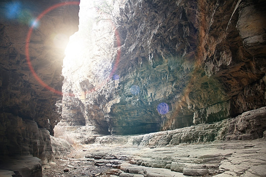 北方山石 一线天