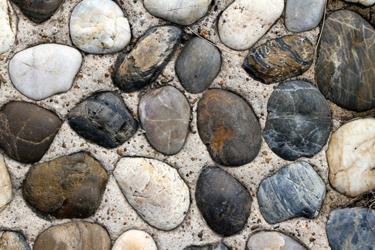 鹅卵石 石头子 石子 石头