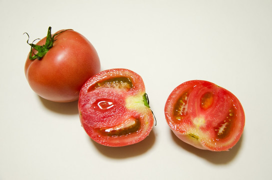 番茄 西红柿 切开的番茄