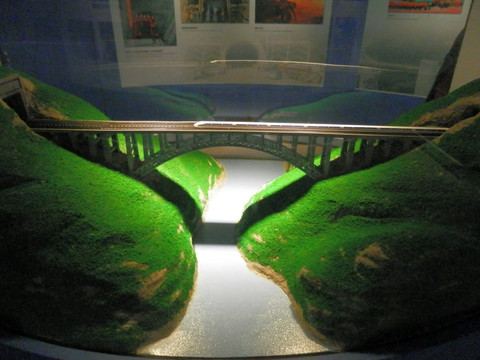 滇越铁路桥梁模型