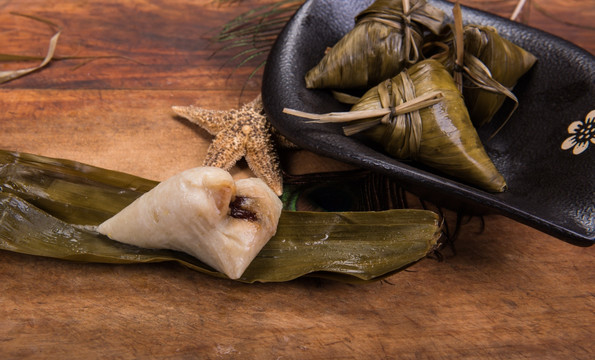 江米红枣粽子 端午节 传统美食