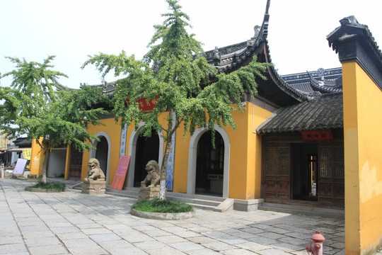 苏州木渎古镇 明月寺 山门