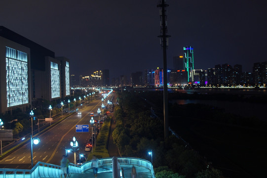 鼓山大桥夜景