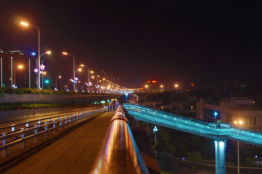 鼓山大桥夜景